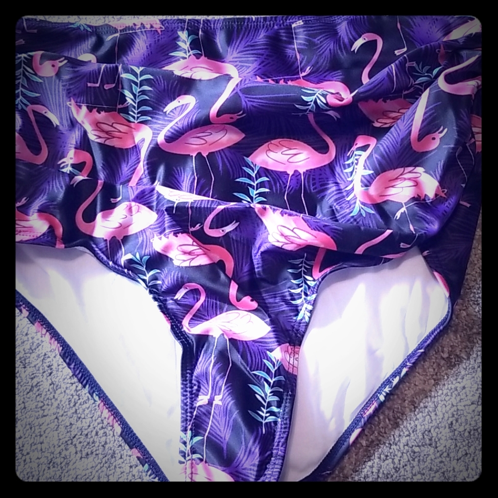 High waisted swimsuit bottom